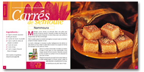 carr&eacute;s de semoule